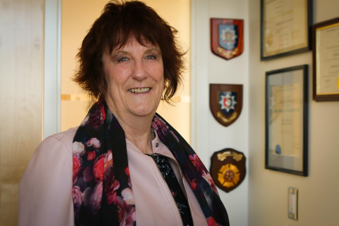 Dr. Leigh Blaney helps build resilience in volunteer firefighters Dr. Leigh Blaney helps build resilience in volunteer firefighters