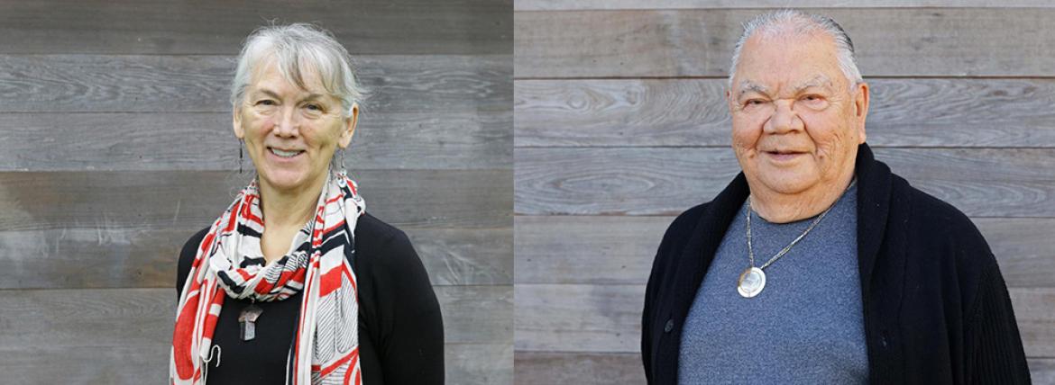 Maxine Matilpi and Barney Williams VIU Elders Maxine Matilpi and Barney Williams VIU Elders
