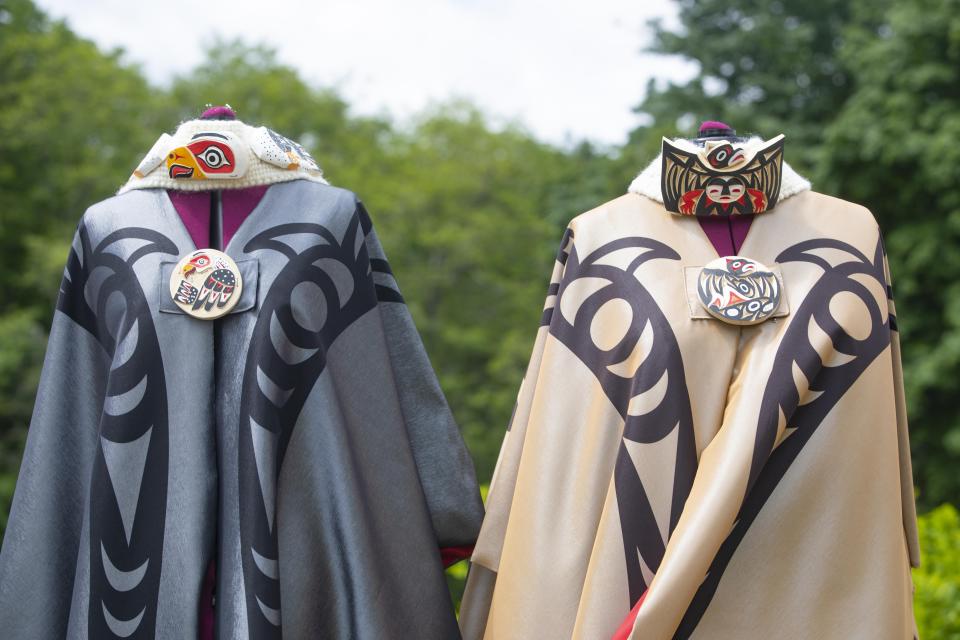 Robes for the President and Chancellor designed by Ay Lelum