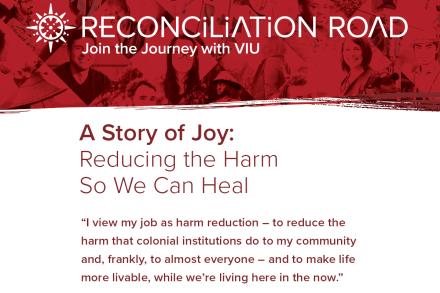 Image of Jesse Wente on Reconciliation Road branding